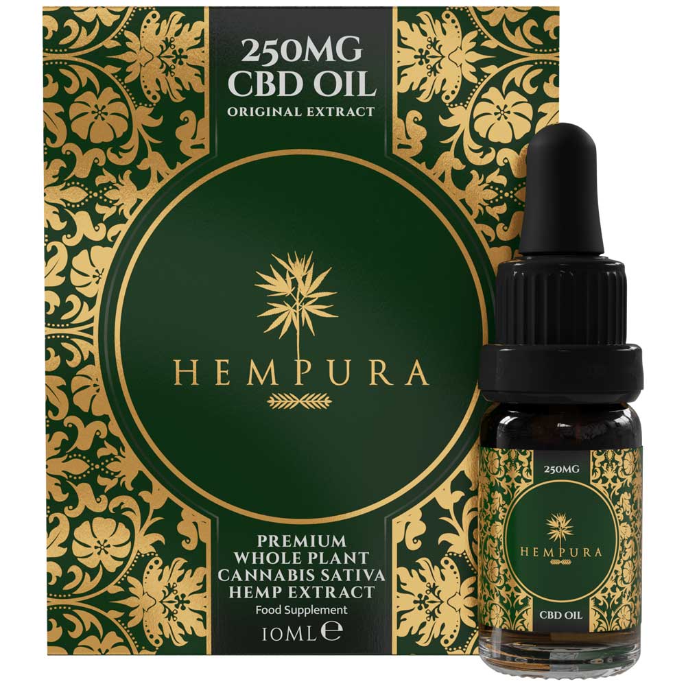 HEMPURA Original 250mg Full-Spectrum CBD Oil 10ml (2.5%)