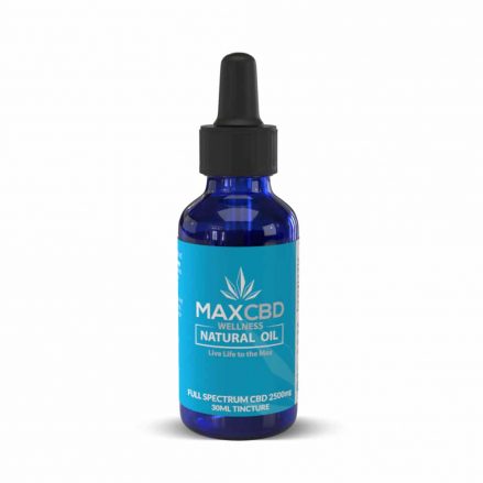 MAXCBD WELLNESS 2500mg Full-Spectrum CBD Oil 30ml (8.33%)