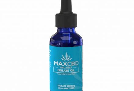 MAXCBD WELLNESS 1000mg Isolate CBD Oil 30ml (3.33%)